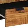 Augstais Skapītis 60X33X100 Cm Cietkoks Akācija Vidaxl