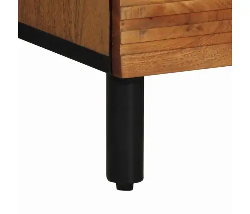 Augstais Skapītis 60X33X100 Cm Cietkoks Akācija Vidaxl