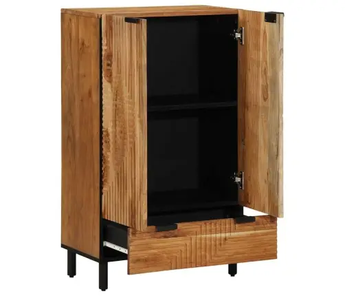 Augstais Skapītis 60X33X100 Cm Cietkoks Akācija Vidaxl