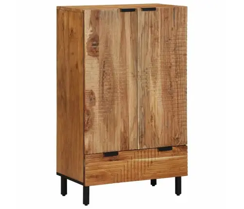 Augstais Skapītis 60X33X100 Cm Cietkoks Akācija Vidaxl