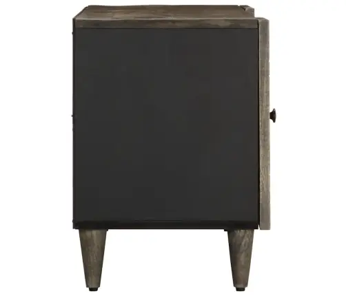 Televizora Skapis Gaiši Pelēks 105X33,5X46 Cm Masīvkoka Mango Vidaxl