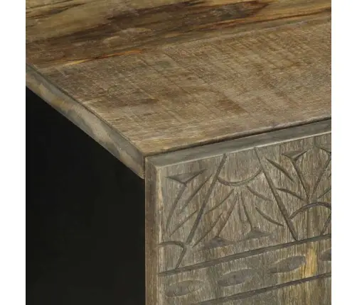 Televizora Skapis Gaiši Pelēks 105X33,5X46 Cm Masīvkoka Mango Vidaxl