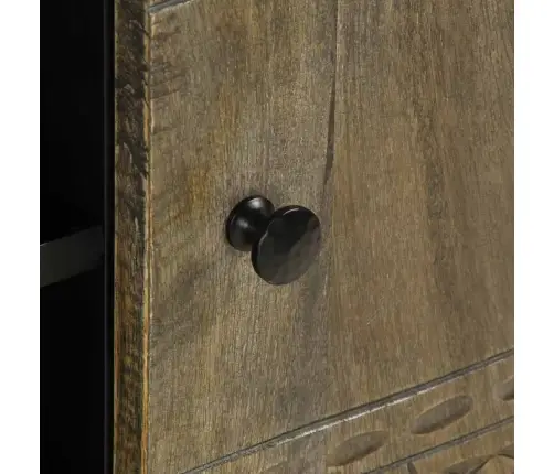 Televizora Skapis Gaiši Pelēks 105X33,5X46 Cm Masīvkoka Mango Vidaxl