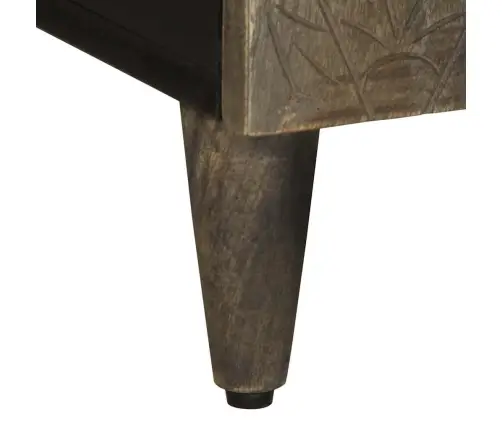 Televizora Skapis Gaiši Pelēks 105X33,5X46 Cm Masīvkoka Mango Vidaxl