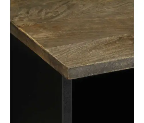 Televizora Skapis Gaiši Pelēks 70X33,5X46 Cm Masīvkoka Mango Vidaxl