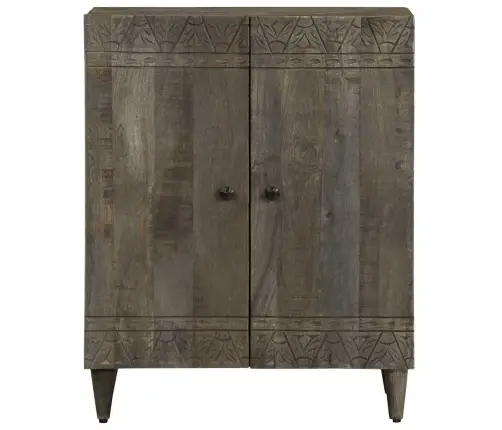 Puhvetkapp Helehall 60X33,5X75 Cm Täispuidust Mango