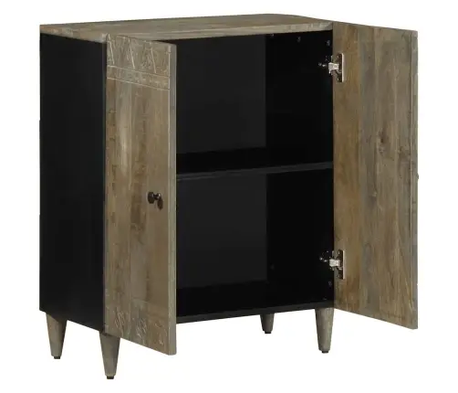 Puhvetkapp Helehall 60X33,5X75 Cm Täispuidust Mango