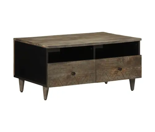 Kavos Staliukas Šviesiai Pilkas 80X54X40 Cm Masyvo Mango