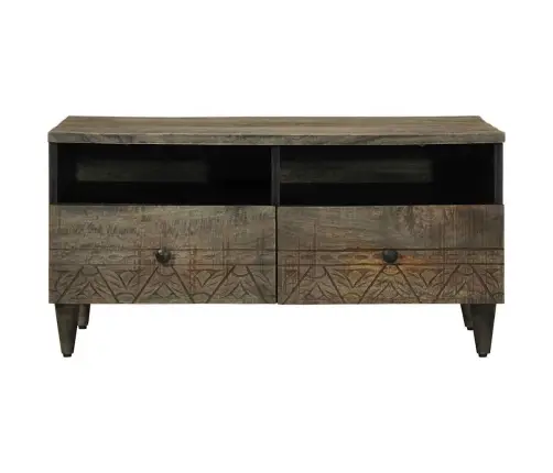 Kavos Staliukas Šviesiai Pilkas 80X54X40 Cm Masyvo Mango