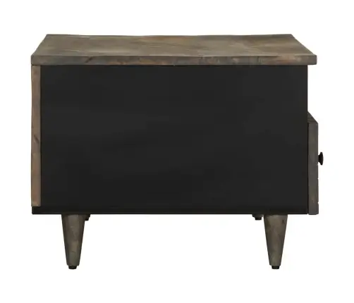 Kavos Staliukas Šviesiai Pilkas 80X54X40 Cm Masyvo Mango