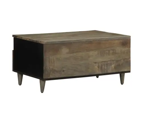 Kavos Staliukas Šviesiai Pilkas 80X54X40 Cm Masyvo Mango