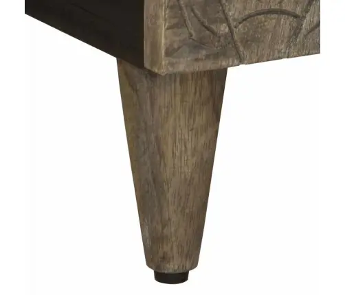 Televizoriaus Spintelė Šviesiai Pilka Medžio Masyvo Mango