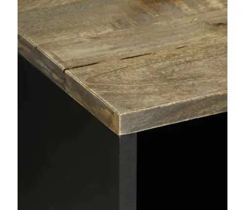 Televizora Skapis Gaiši Pelēks 80X31,5X46 Cm Masīvkoka Mango Vidaxl