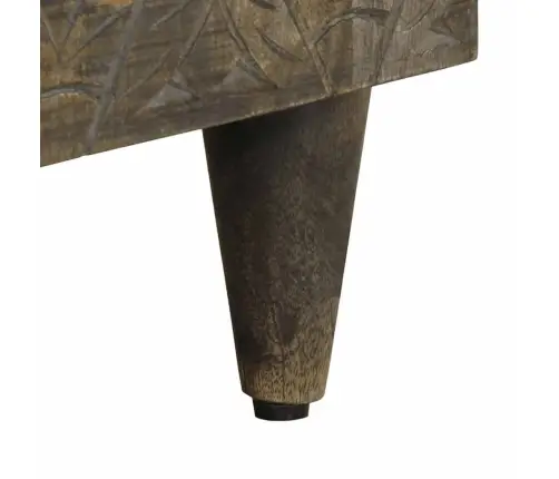 Televizora Skapis Gaiši Pelēks 80X31,5X46 Cm Masīvkoka Mango Vidaxl