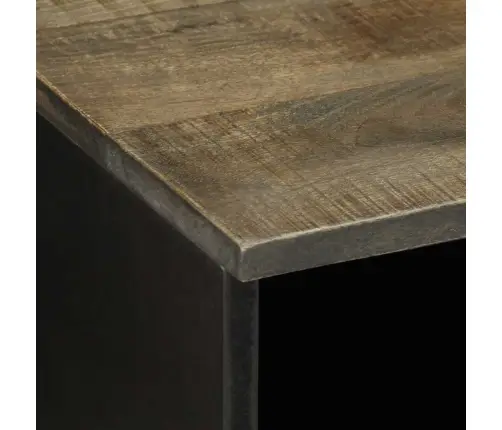 Tv Skapītis, 100X33X46 Cm, Melns, Mango Masīvkoks Vidaxl