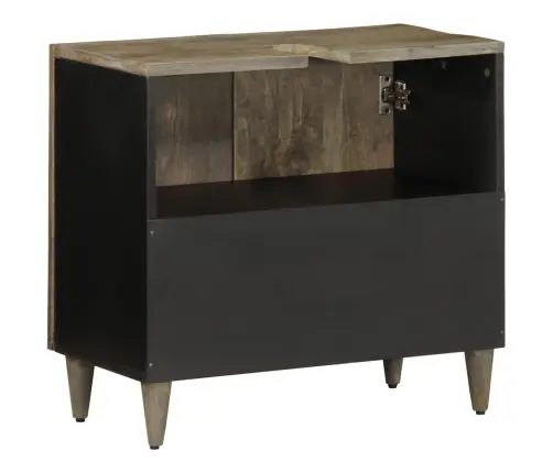 Vannasistabas Izlietnes Skapītis, 62X33X58 Cm, Mango Masīvkoks Vidaxl