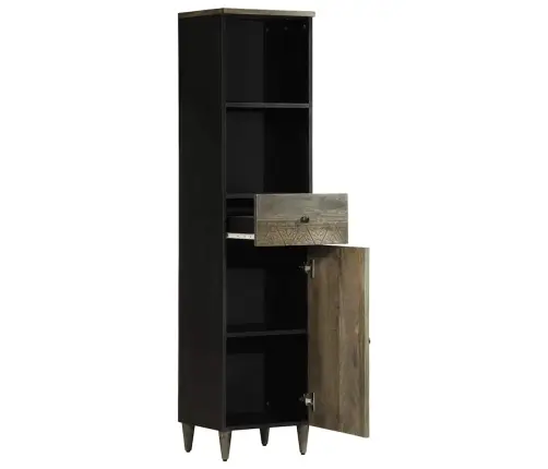 Vannasistabas Skapītis, 38X33X160 Cm, Mango Masīvkoks Vidaxl Vannasistabas Skapītis, 38X33X160 Cm, Mango Masīvkoks Vidaxl