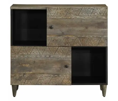 Bufete 80X33X75 Cm Masīvkoka Mango Vidaxl