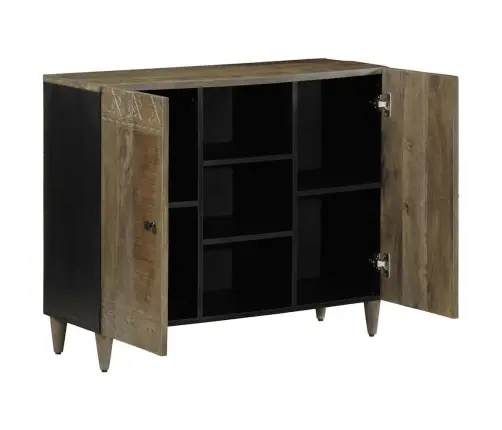 Bufete 90X33X75 Cm Masīvkoka Mango Vidaxl