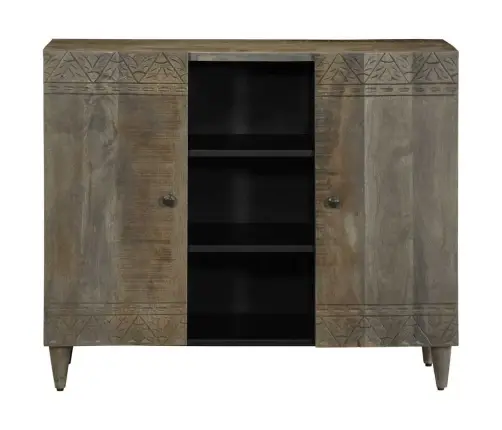 Bufete 90X33X75 Cm Masīvkoka Mango Vidaxl
