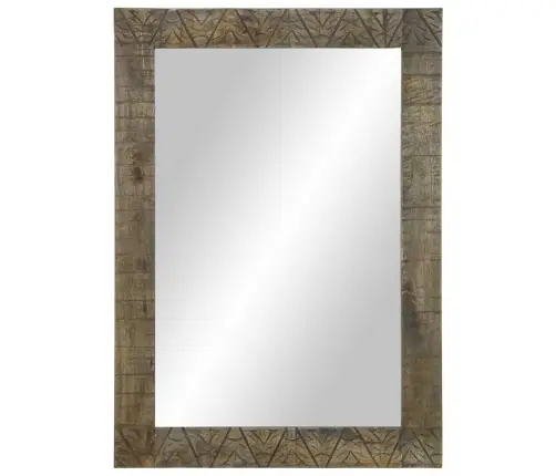 Vannas Istabas Spogulis 50X2,5X70 Cm Masīvkoka Mango Vidaxl