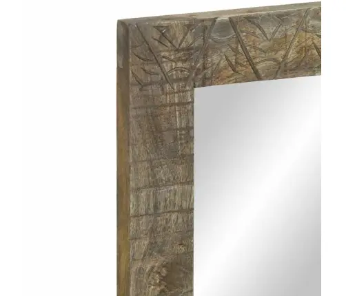 Vannas Istabas Spogulis 50X2,5X70 Cm Masīvkoka Mango Vidaxl