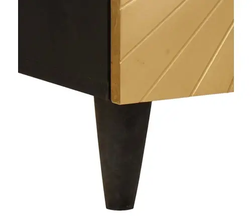 Öökapp 2 Pcs Must Ja Kuldne 40 X 33.5 X 46 Cm