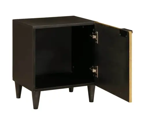 Öökapp 2 Pcs Must Ja Kuldne 40 X 33.5 X 46 Cm