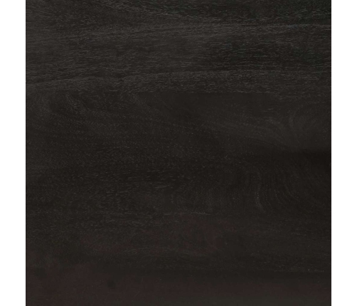 Naktsgaldiņš Melns Un Zelts 40 X 33 X 46 Cm Mango Masīvkoks Vidaxl