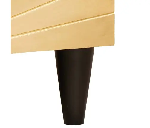 Televizora Skapīša Ar Atvilktni Melns Un Zelts 80 X 33 X 46 Cm Vidaxl