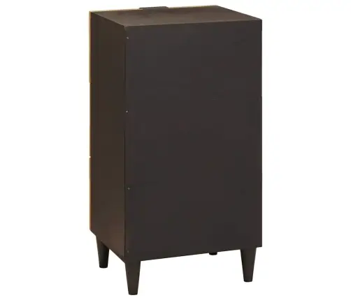 Kabalas Juodas Ir Auksinis 40 X 33 X 75 Cm Kietas Mango Medis