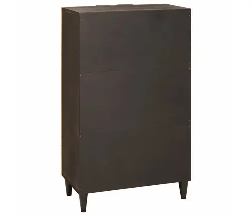 Šoninė Spintelė Juodas Ir Auksinis 60 X 33,5 X 100 Cm