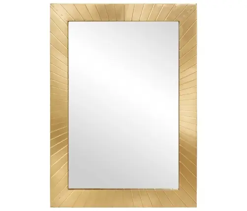 Vannas Istabas Spogulis Melns Un Zelts 50 X 2.5 X 70 Cm Vidaxl