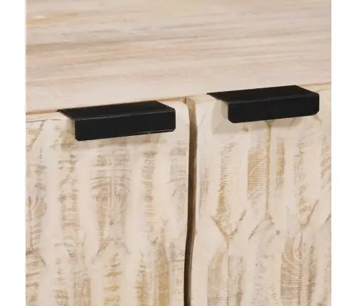 Kohvilaud Valge 80 X 50 X 40 Cm Tugev Mango Puu