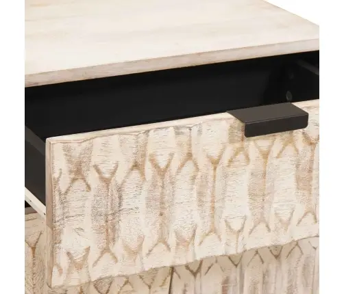 Öölambi Kapp Sahtliga Valge 50 X 33 X 60 Cm Tugev Mango Puu