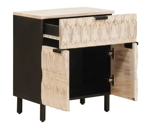 Öölambi Kapp Sahtliga Valge 50 X 33 X 60 Cm Tugev Mango Puu