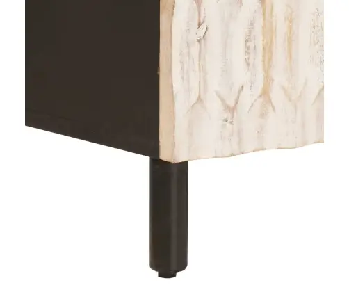 Televizora Skapīša Baltā Mazgāšana Apdare 105 X 33,5 X 46 Cm Vidaxl