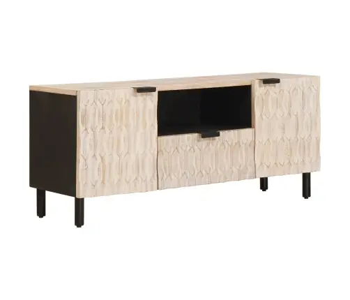 Televizora Skapīša Baltā Mazgāšana Apdare 105 X 33,5 X 46 Cm Vidaxl