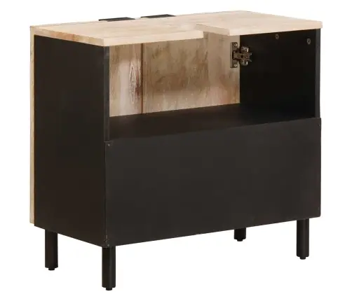 Vannitoa Kraanikausi Kapp Valge 62 X 33 X 58 Cm Tugev Mango Puu