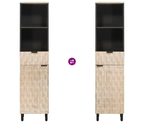 Vannas Istabas Skapītis Vienkrāsains Balts Vidaxl