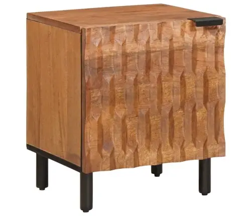 Šalia Lovos Spintelė 2 Pcs Ruda 40 X 33,5 X 46 Cm