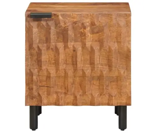 Šalia Lovos Spintelė 2 Pcs Ruda 40 X 33,5 X 46 Cm