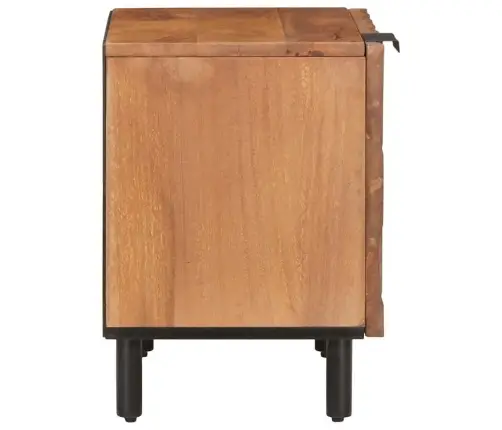 Šalia Lovos Spintelė 2 Pcs Ruda 40 X 33,5 X 46 Cm