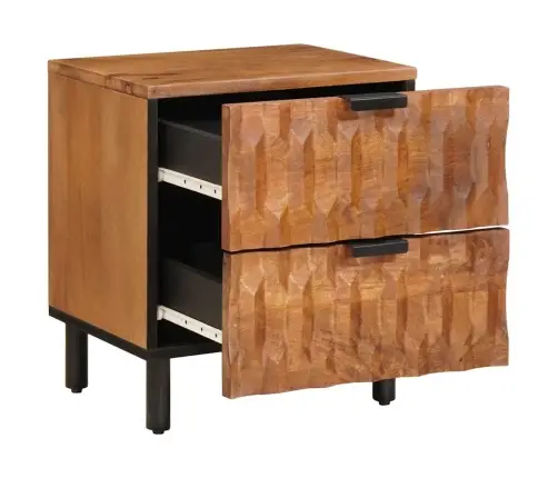 Öölambi Kapp 2 Pcs Pruun 40 X 33,5 X 46 Cm Tugev Mango Puu