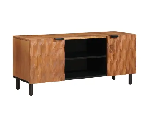 Televizora Skapīša Akācijas Brūnais Apdare 105 X 33,5 X 46 Cm Vidaxl