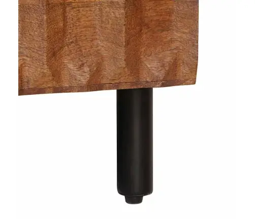 Kafijas Galdiņš Brūna 80 X 50 X 40 Cm Cieta Mango Koksne Vidaxl