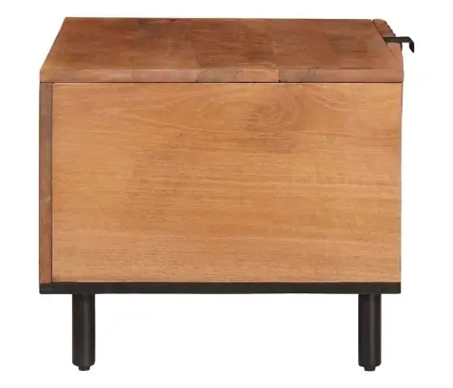 Kafijas Galdiņš Brūna 80 X 50 X 40 Cm Cieta Mango Koksne Vidaxl