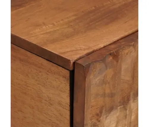 Kafijas Galdiņš Brūna 80 X 50 X 40 Cm Cieta Mango Koksne Vidaxl