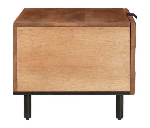 Kafijas Galdiņš Brūna 80 X 50 X 40 Cm Cieta Mango Koksne Vidaxl