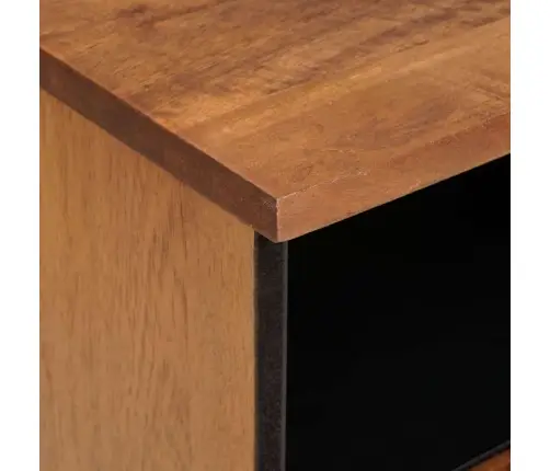 Nakts Skapītis Brūna 40 X 33 X 46 Cm Cieta Mango Koksne Vidaxl